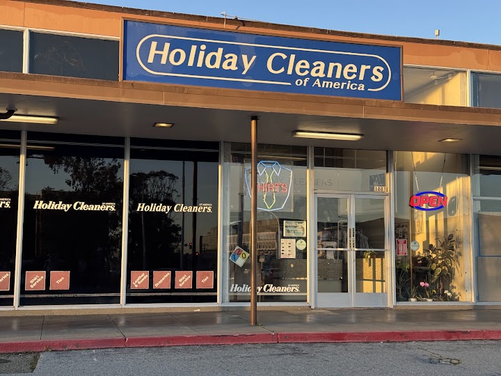Holiday cleaners storefront photo from Google