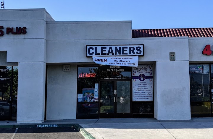Campbell Plaza Cleaners storefront photo from Google
