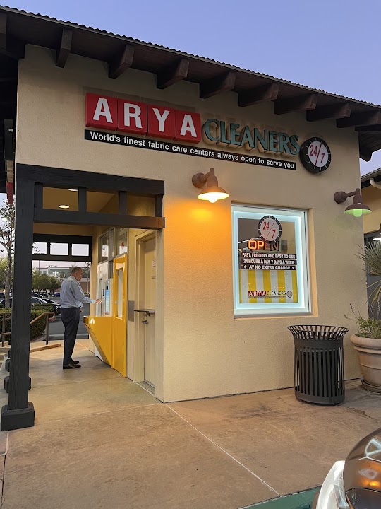 Arya Cleaners 24/7 storefront photo from Google