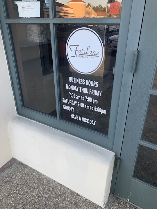 Fairlane Dry Cleaners storefront photo from Google