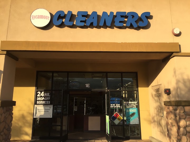 Sycamore cleaners storefront photo from Google