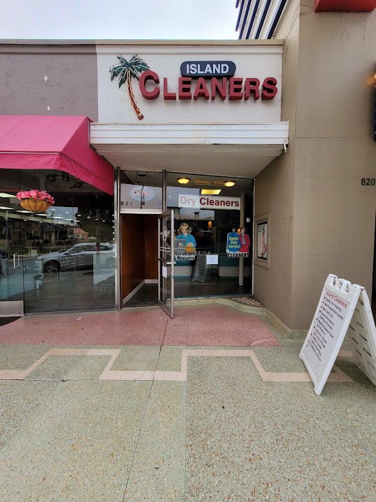 Island Cleaners storefront photo from Google
