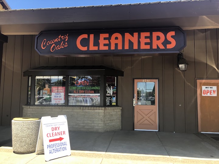 Country oaks cleaners storefront photo from Google