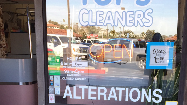 Tops Cleaners storefront photo from Google