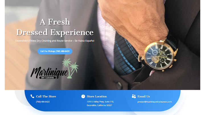 Martinique Dry Cleaning storefront photo from Google