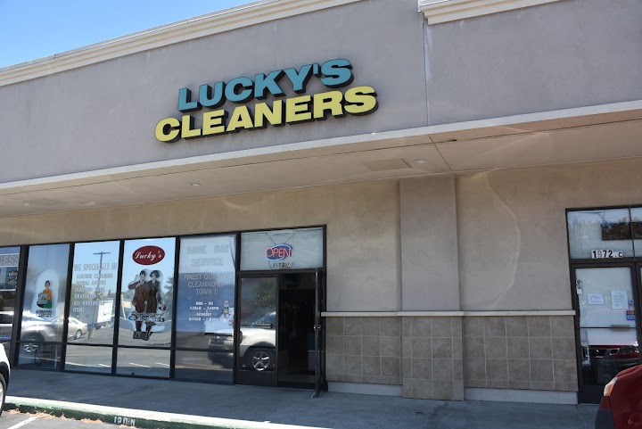 Lucky's Cleaners storefront photo from Google
