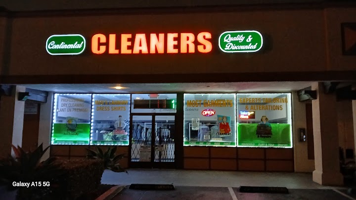 Continental cleaners storefront photo from Google