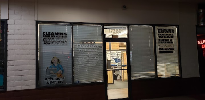 Damian's dry cleaners storefront photo from Google