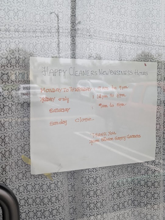 Happy Cleaners storefront photo from Google