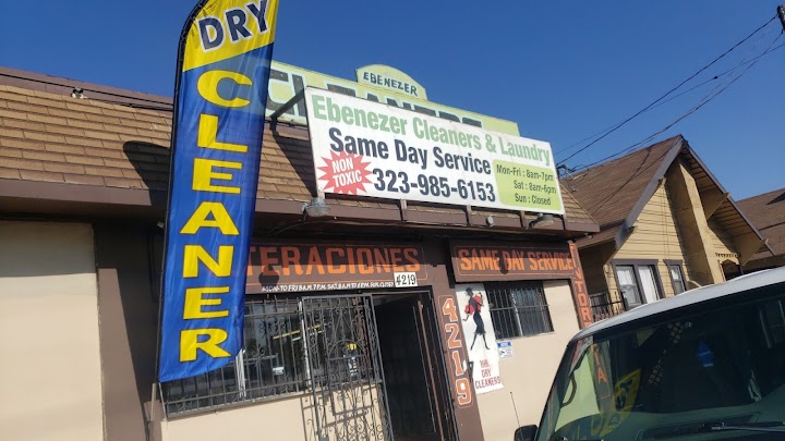 Ebenezer dry cleaners and laundry storefront photo from Google