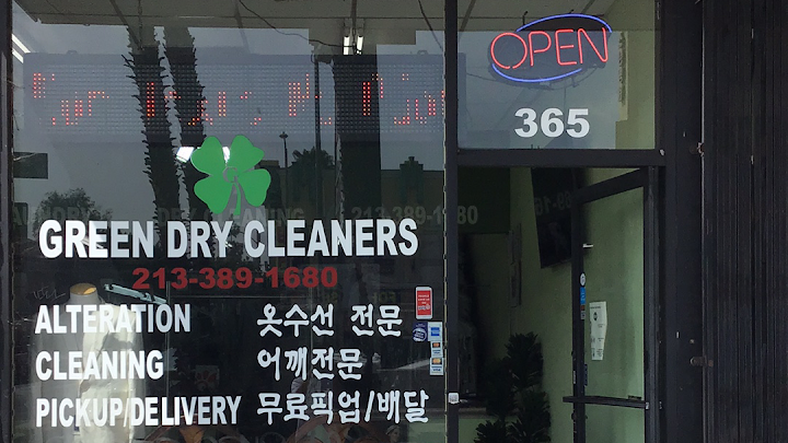 Green Cleaners storefront photo from Google