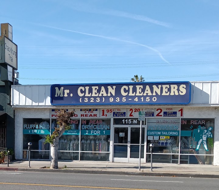 Mr. Clean Cleaners storefront photo from Google
