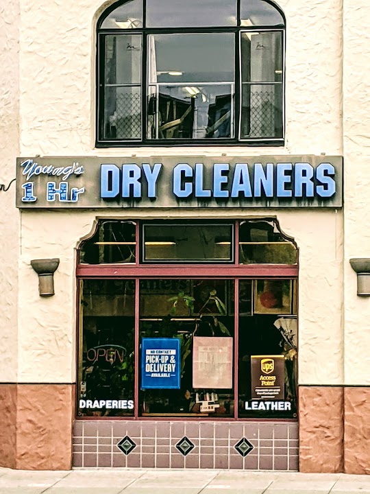 Young's One Hour Dry Cleaners storefront photo from Google