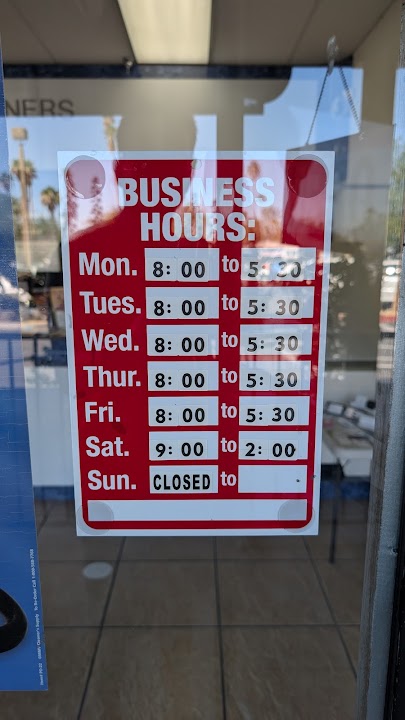 Palm Springs Cleaners storefront photo from Google