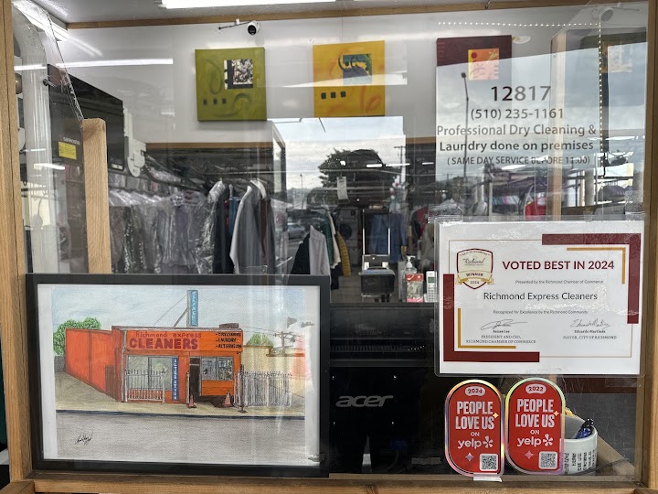 Richmond Express Cleaners storefront photo from Google