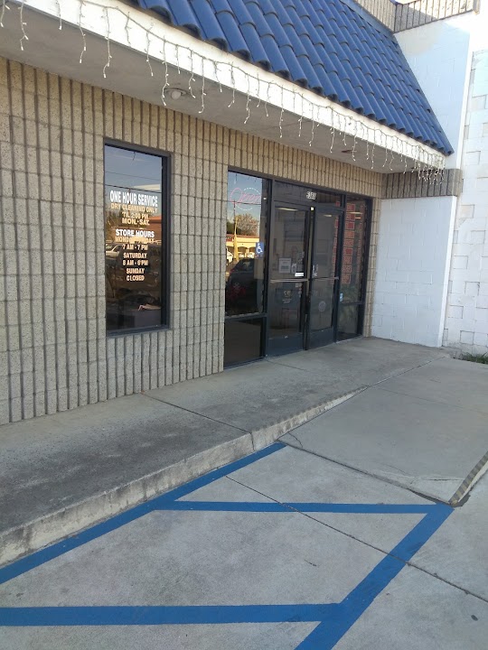 Jones Dry Cleaners storefront photo from Google