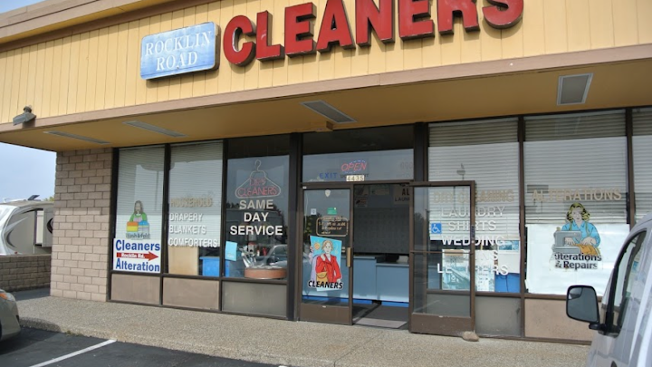 Rocklin Road Dry Cleaners storefront photo from Google