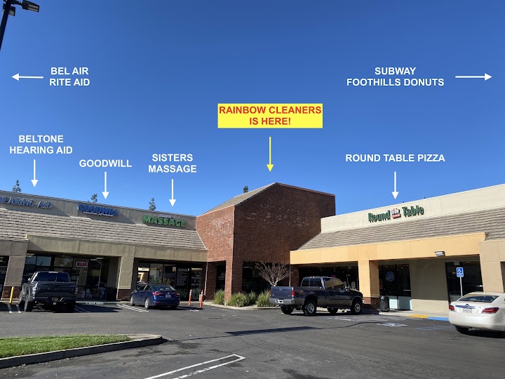 Rainbow Cleaners storefront photo from Google