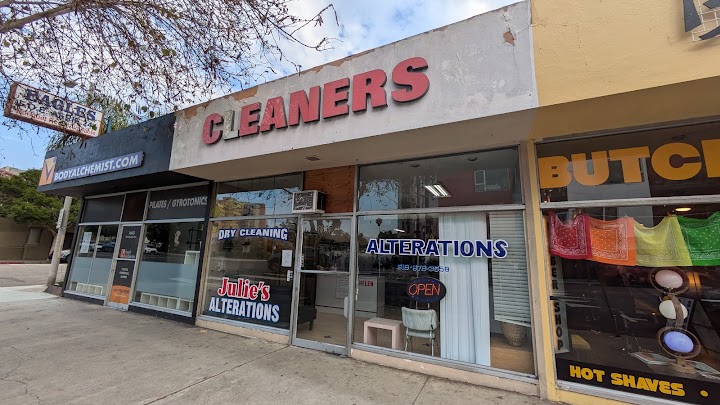 Julie’s Cleaners and Alterations storefront photo from Google