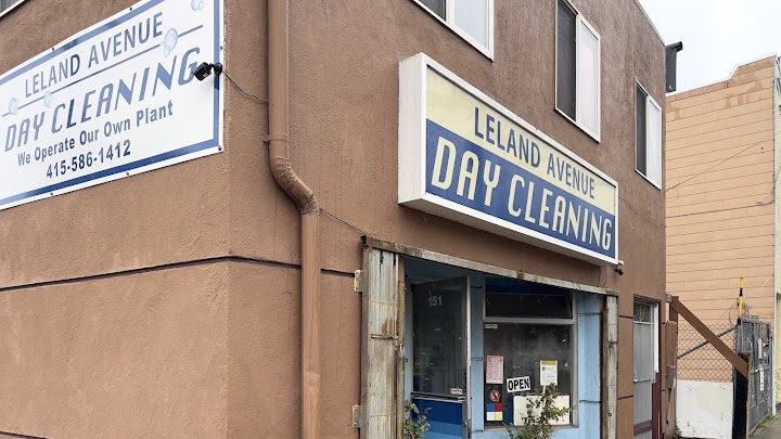Leland Avenue Cleaners storefront photo from Google