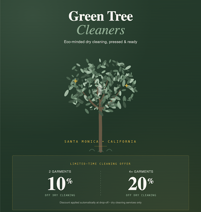Green Tree Cleaners storefront photo from Google