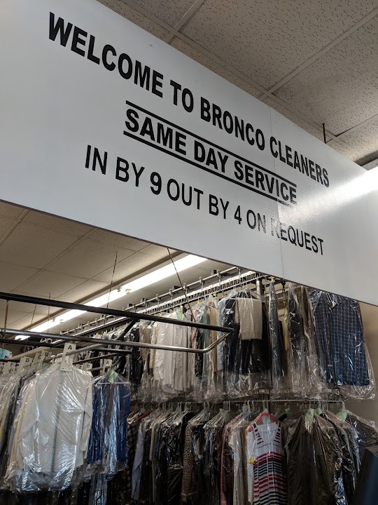 Bronco Cleaners storefront photo from Google
