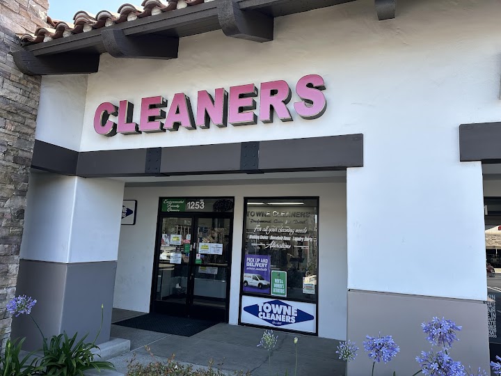 towne cleaners storefront photo from Google