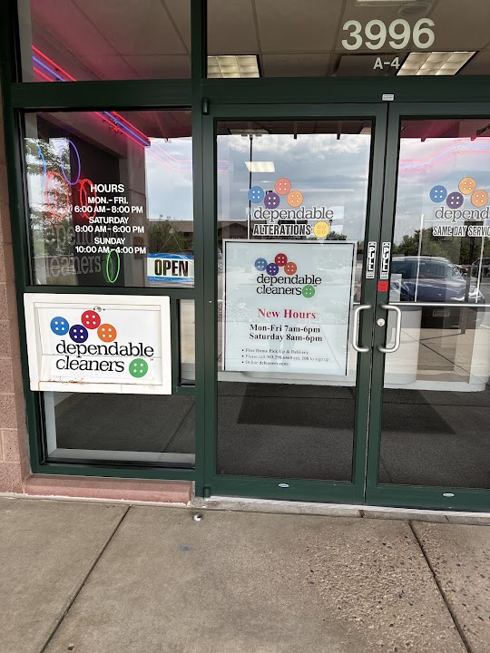Dependable Cleaners storefront photo from Google