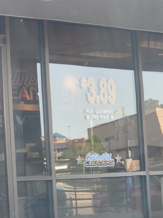 Continental cleaners storefront photo from Google