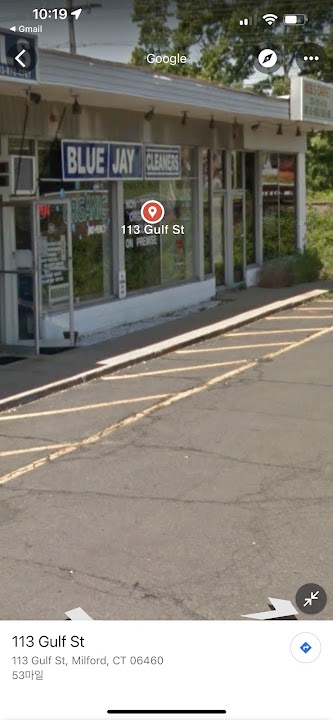 Blue Jay Cleaners storefront photo from Google
