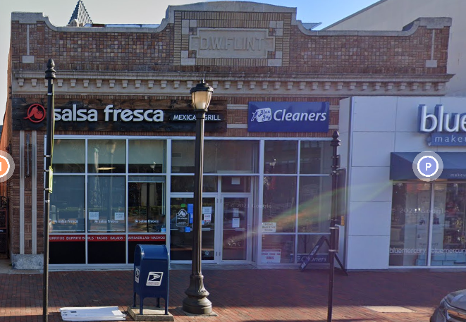 Blue Jay Cleaners storefront photo from Google