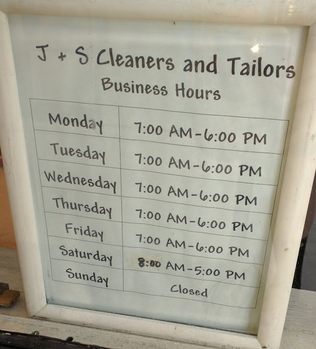 J & S Cleaners Corporation storefront photo from Google