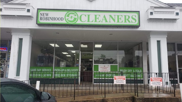 New Robin Hood Cleaners storefront photo from Google