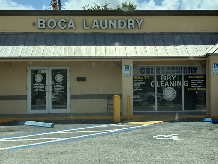 Boca Laundry and Cleaners storefront photo from Google