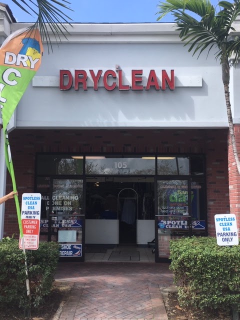 Spotless Dry Cleaners storefront photo from Google