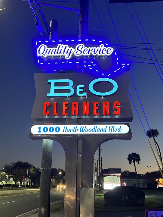 B & O Cleaners storefront photo from Google