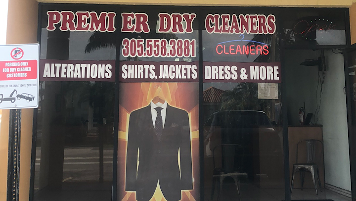 Premier Dry Cleaners storefront photo from Google