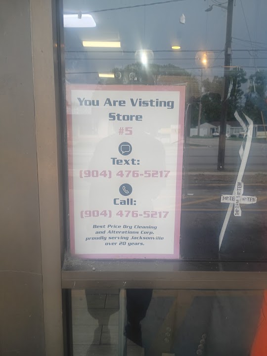 Cleaners storefront photo from Google
