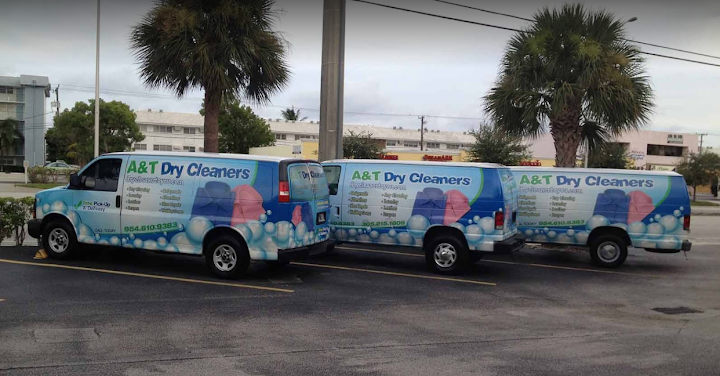 A&T Dry Cleaners storefront photo from Google