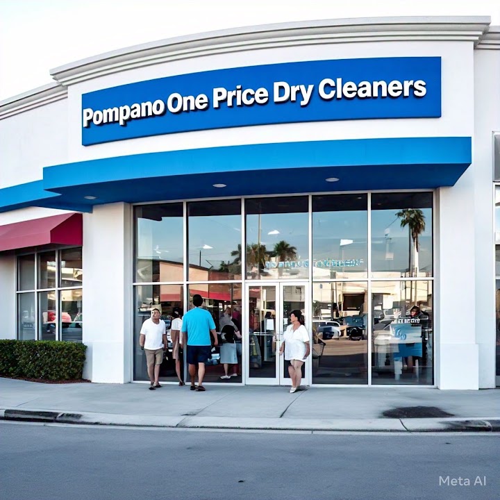 Pompano One Price Dry Cleaners storefront photo from Google
