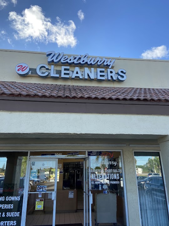 Westburry Cleaner’s & shirt salon storefront photo from Google