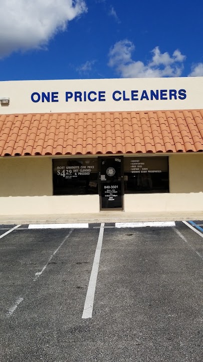 One Price Cleaners storefront photo from Google