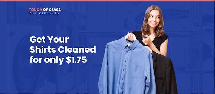Touch of Class Dry Cleaners storefront photo from Google