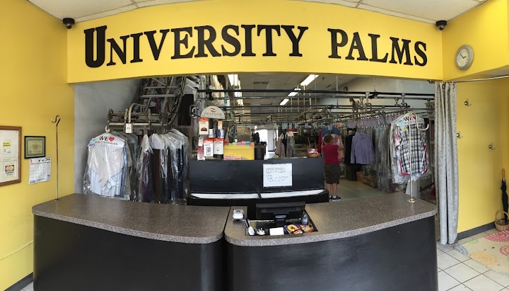 University Palms Dry Cleaners storefront photo from Google
