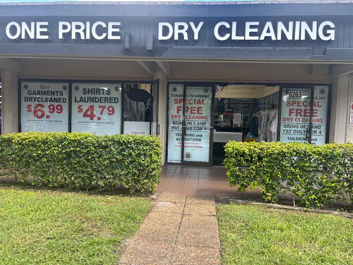 One Price Dry Cleaning Plantation storefront photo from Google