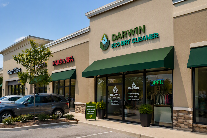 Darwin Eco Dry Cleaner storefront photo from Google