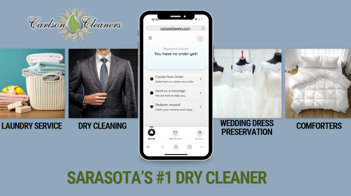Carlson Cleaners storefront photo from Google