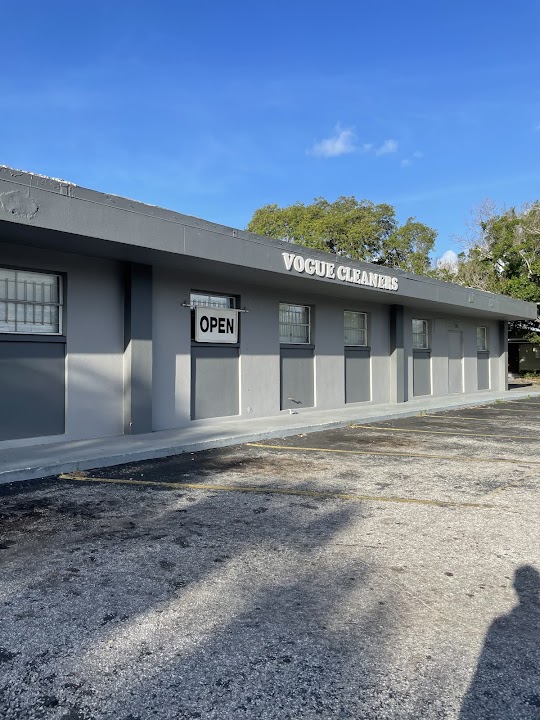 Vogue dry Cleaners storefront photo from Google
