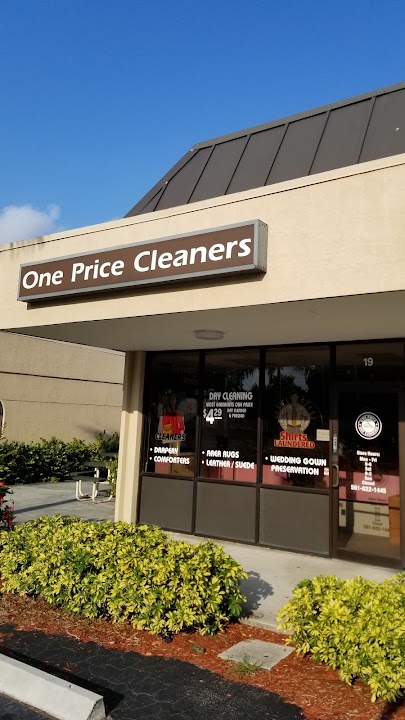 One Price Cleaners storefront photo from Google