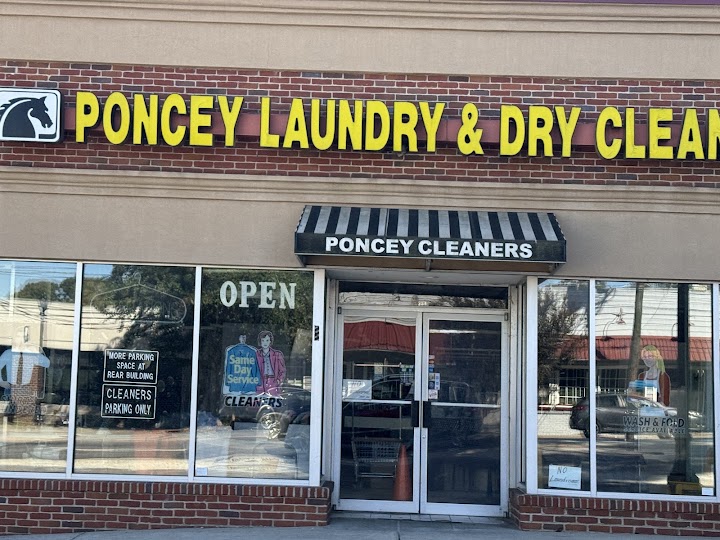 Poncey Dry Cleaners storefront photo from Google